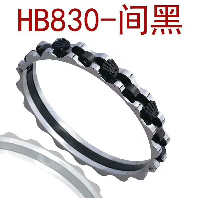 Replica Two Tone Black Steel Bracelet - AAA Quality